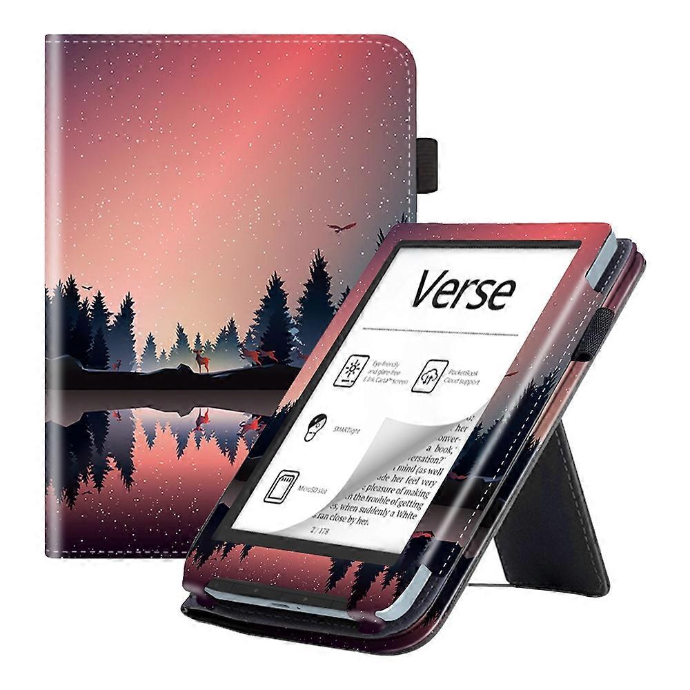 Skin-feel Leather Case For Pocketbook Verse / Verse Pro