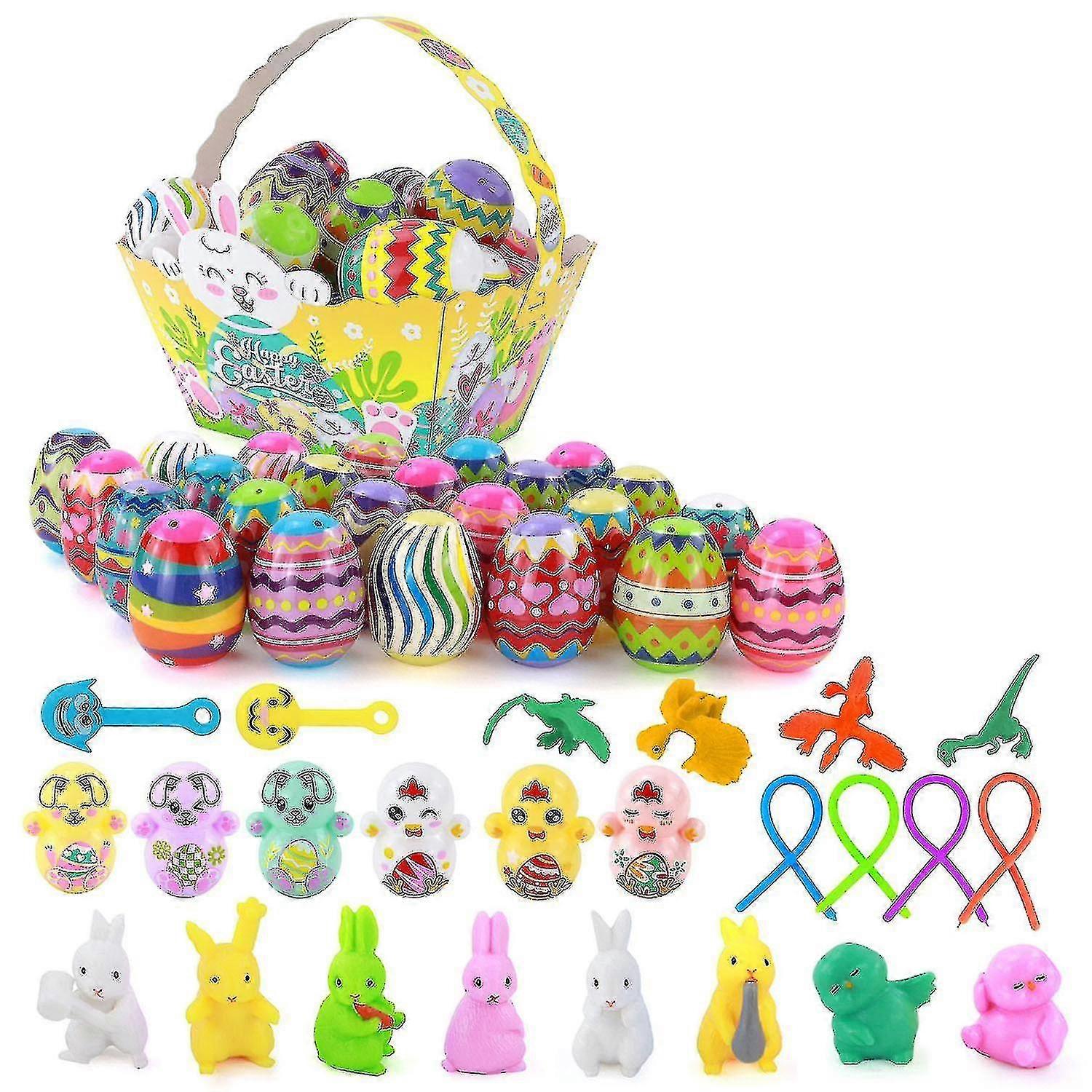Easter Eggs Plastic Filled Easter Diy Surprise Eggs Holiday Party Supplies