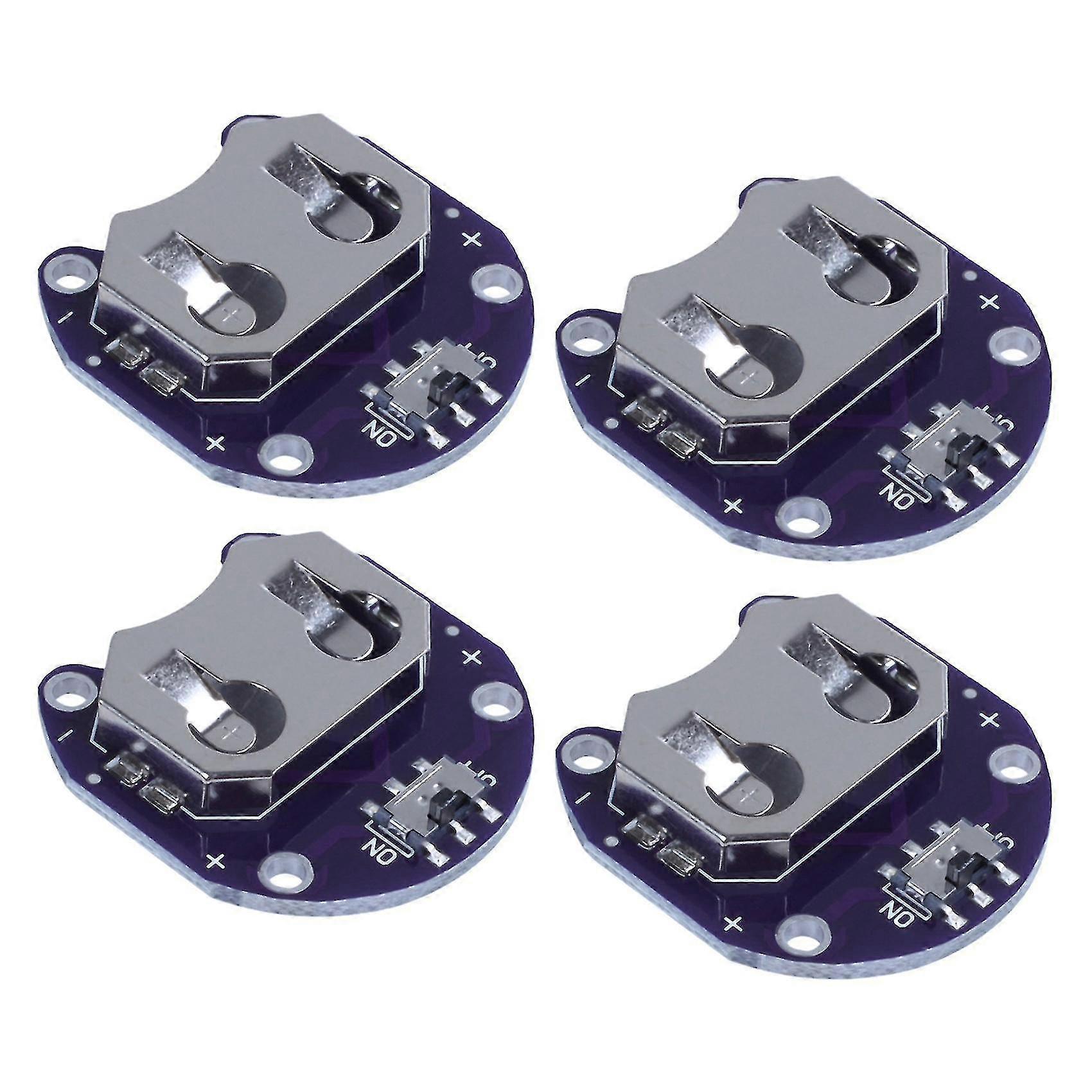 2 Cr2032 Compatible Coin Cell Holders - With Switch (2)
