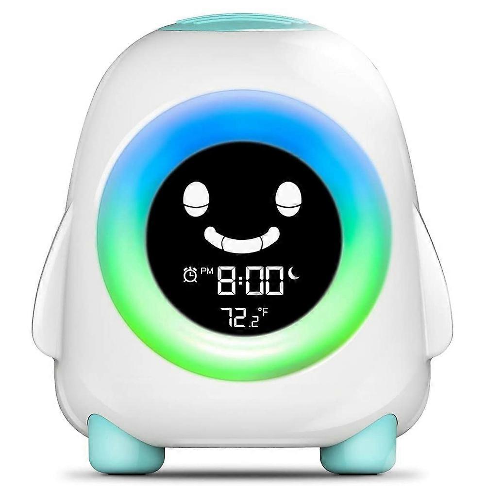 Kids Alarm Clock, Alarm Clock for Kids, Ready to Wake Up Sleep Trainer, Colorful Night Light, Nap T