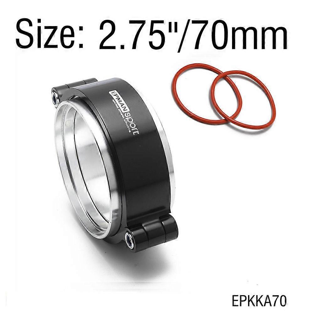 EPMAN HD Clamp System Assembly Exhaust V-band Clamp Anodized For 2.0",2.5",2.75",3.0" OD Turbo / Intercooler Pipe EPKKA