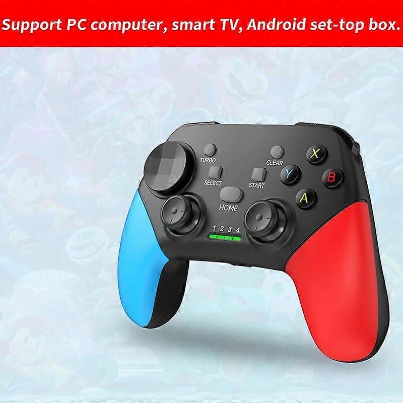 Wireless BT Game Controller for Switch Pro PC Android IOS Tablet Smart TV PS3 PS4 Gamepad Joystick Control with Turbo Vibration