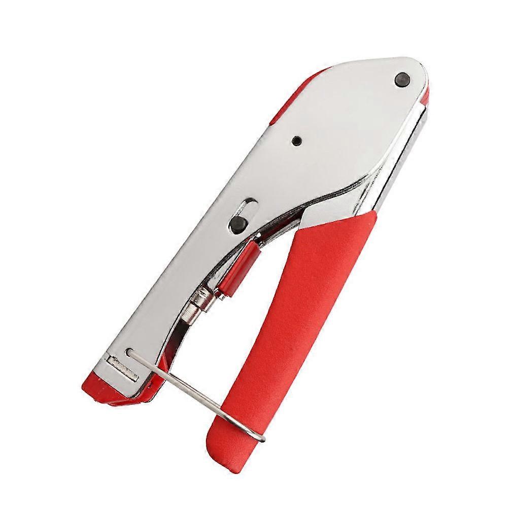 Stripping Terminal Connector Compression Tool For RG6 F Fitting Coaxial Cable Crimper Striper Wire Stripping Pliers Kit