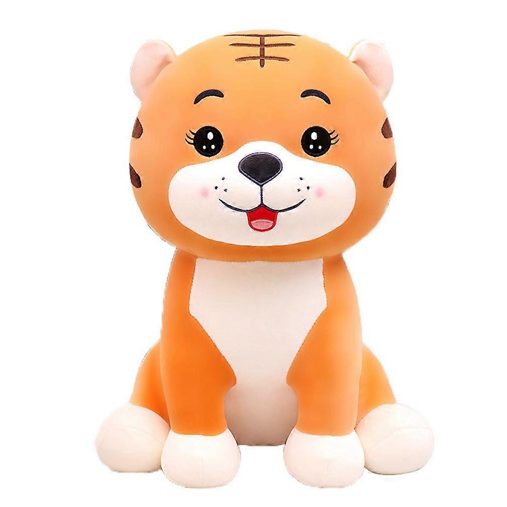 黄色の笑顔タイガードールアニメぬいぐるみキッズギフト50cm