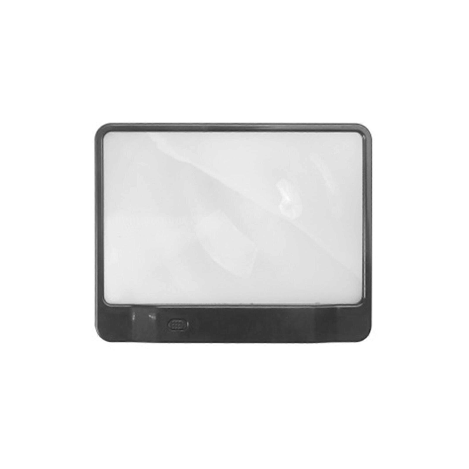 Reading Tools 3x HAndheld HAnd-held Black White LED Lamp Durable Multi-functional Portable With Light F Magnifier Brand New