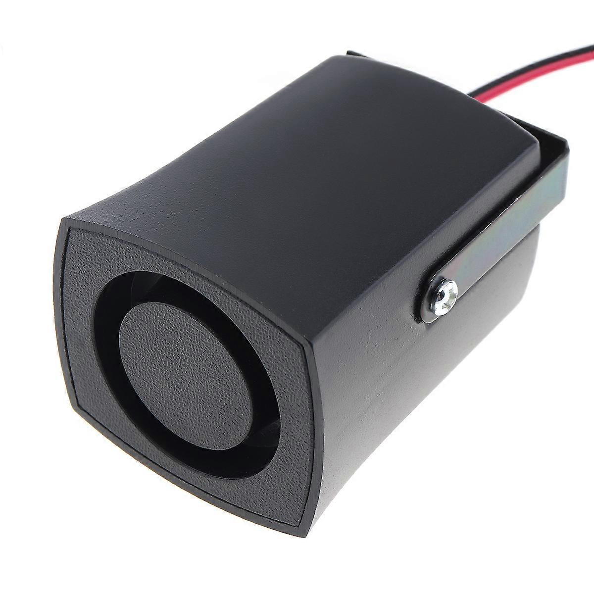 Noir 105dB Voiture Inversion Klaxon DC 12V - 24V Sauvegarde Recul Son Sirène Alarme Klaxon Haut-parleur pour Moto Auto Véhicule