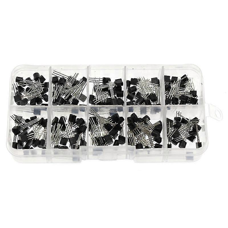 Transistor Assorted (tot-92) Bc548 Bc549 Bc550 Bc556 Bc557 Bc558 200pcs 10 Waarden