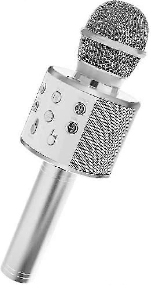 2 Pack Bluetooth Karaoke Wireless Microphone / micro Haut-parleur pour enfants, adultes - Fête, Chanson, Idée cadeau - Noir