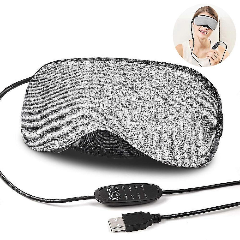 1 x Portable Cold and Hot USB Heated Eye Mask + Reusable Ice Gels