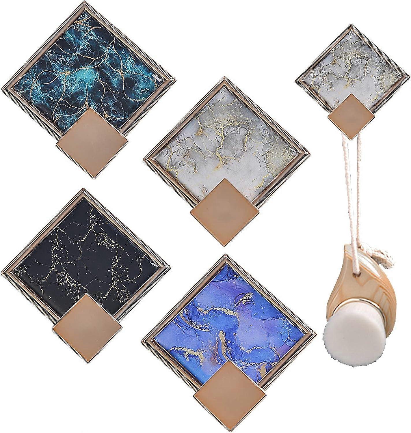 (Mixed Colors) Set of 4 Self-Adhesive Hooks Non-Piercing Self-Adhesive Hooks for Bathroom Towel Rack Self-adhesive hooks for hanging dishes, clothes a