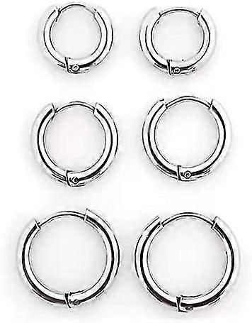 Small Hoop Earrings Set Stainless Steel Earring Hoops