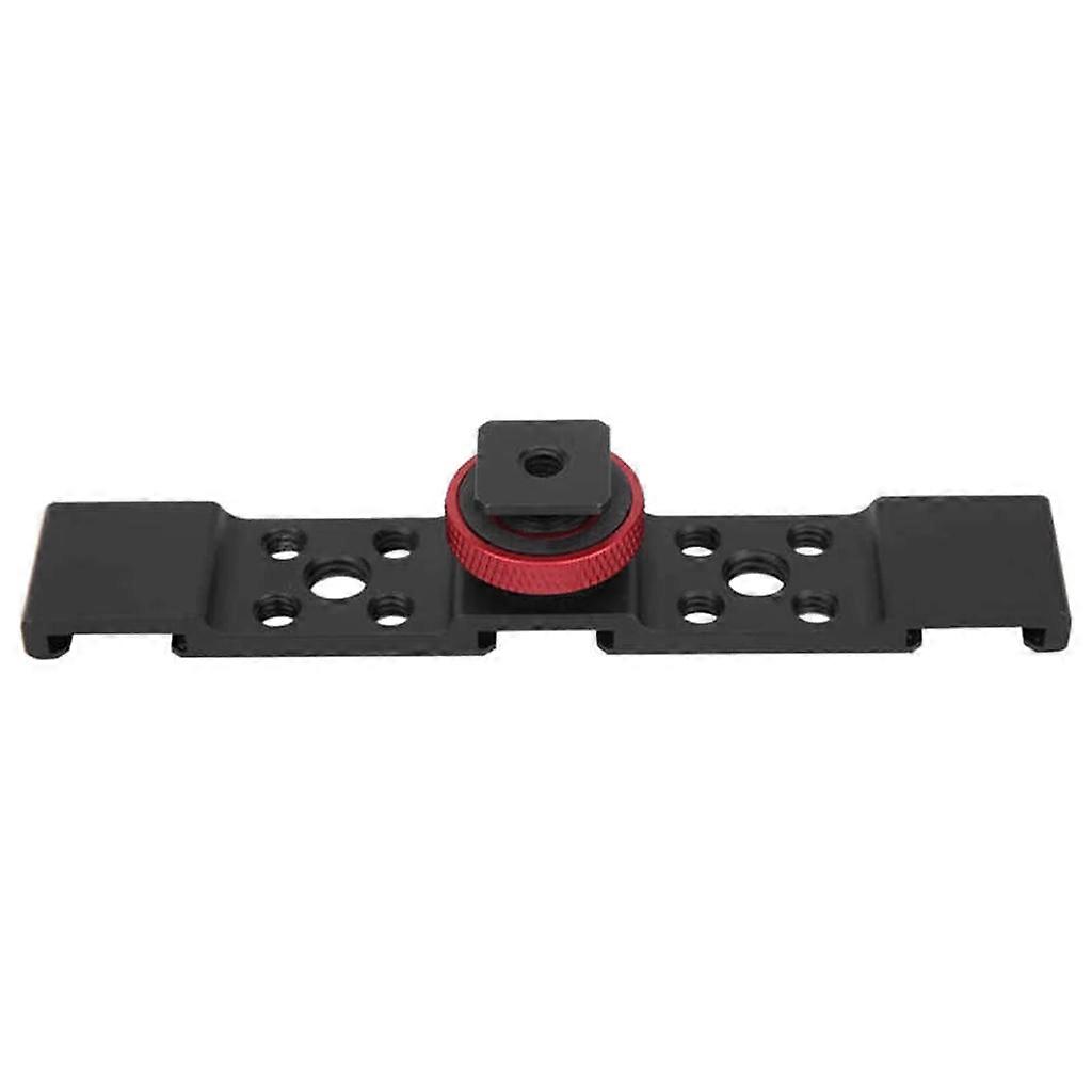 3 in 1 Hot Shoe Mount Adapter Triple Hotshoe Extension Bar Bracket Monitor Flash Mounting Stand for DSLR Cameras Mobile Phone