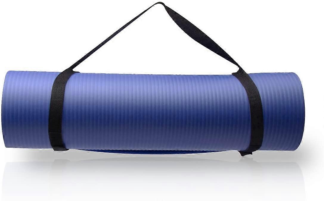 Tappetino Da Yoga Blu In PVC Spesso 6 MM MATCHU SPORTS - Foto 3