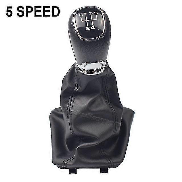 Car Manual Gear Stick Shift Knob Gearbox Shift Knob Boot For Skoda Octavia A5 A6 2004 - 2012 Gearbox Handle Gear Lever Knob