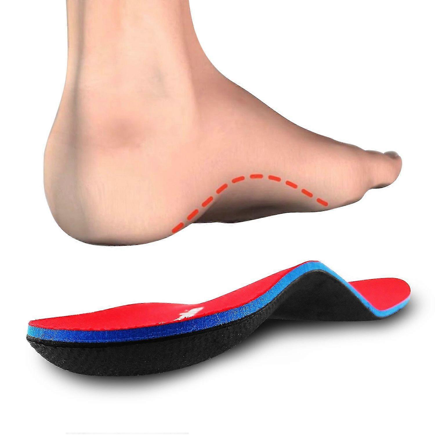 Semelles intérieures de chaussures de soutien de la voûte plantaire orthopédique pour les pieds plats, les douleurs aux pieds, la fasciite plantaire, les semelles pour hommes et femmes-MXBC