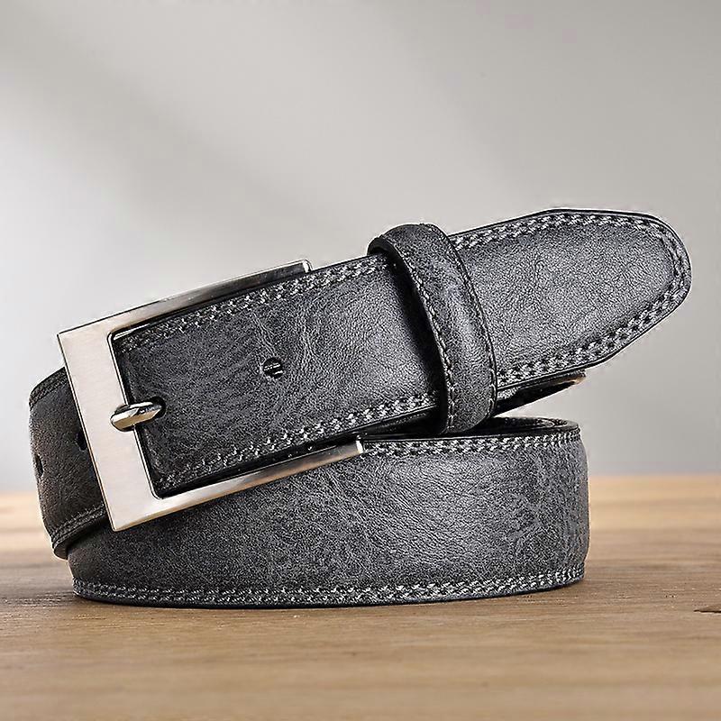 יום יומי בגדי ריקוד גברים מכנסיים חומים חגורת מותן אופנתי רצועת וינטאג 'לגברים ג'ינס חגורת מותן