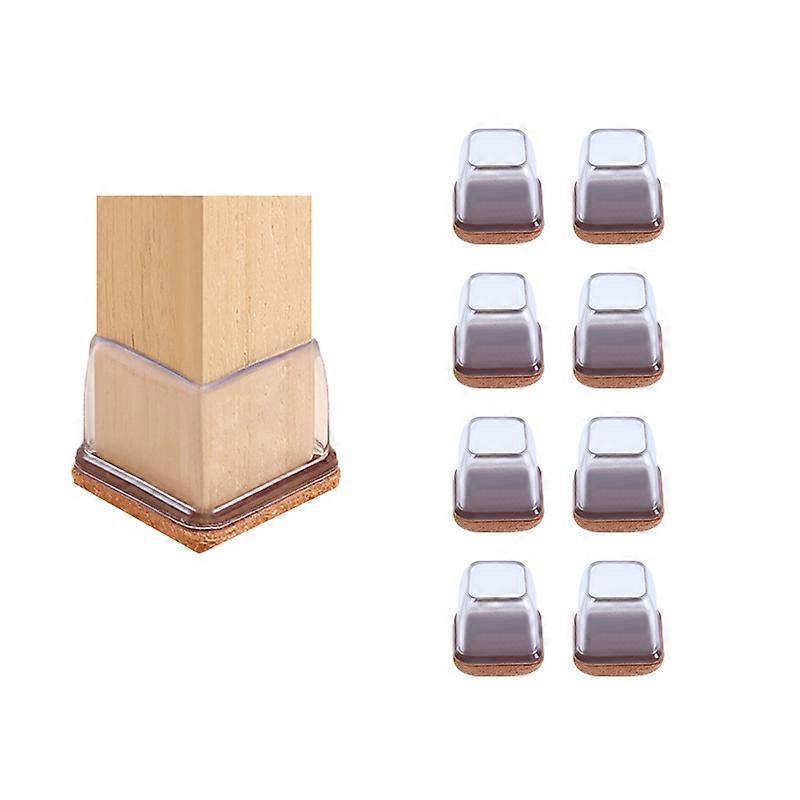 8Pcs Chair Leg Floor Protectors