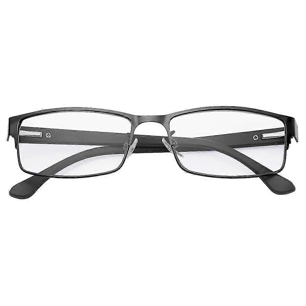 Tikuajgift Fashion Business Reading Glasses Mens Vision Care Glasses Titanium Alloy Frame Male Hyper