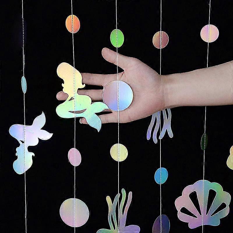 Guirlandes à Bulles Blanches Under The Sea Pour Décorations De Fête, Guirlande En Découpe 2D De Shower Bday Party Supplies P 17921806