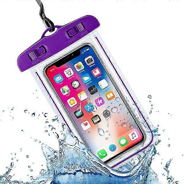 2pcs Universal Waterproof Phone Pouch Cellphone Dry Bag Case Compatible With Iphone 13 12 11 Pro Max Mini Xs Xr X 8 7 6s Plus Se, Galaxy S21 S20 S10 P