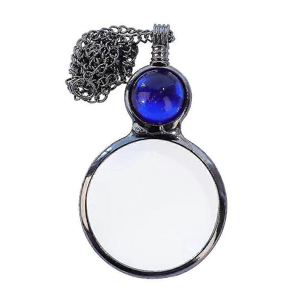 Magnifying Glass Pendant Necklace Gift High Quality