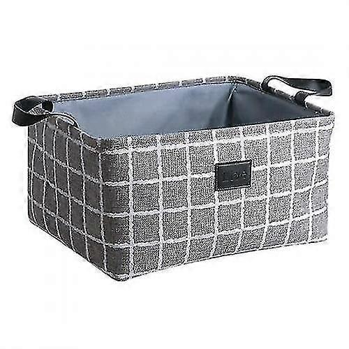 Cube Canvas Fabric Storage Basket - Clothes Folding Storage Box For Nursery