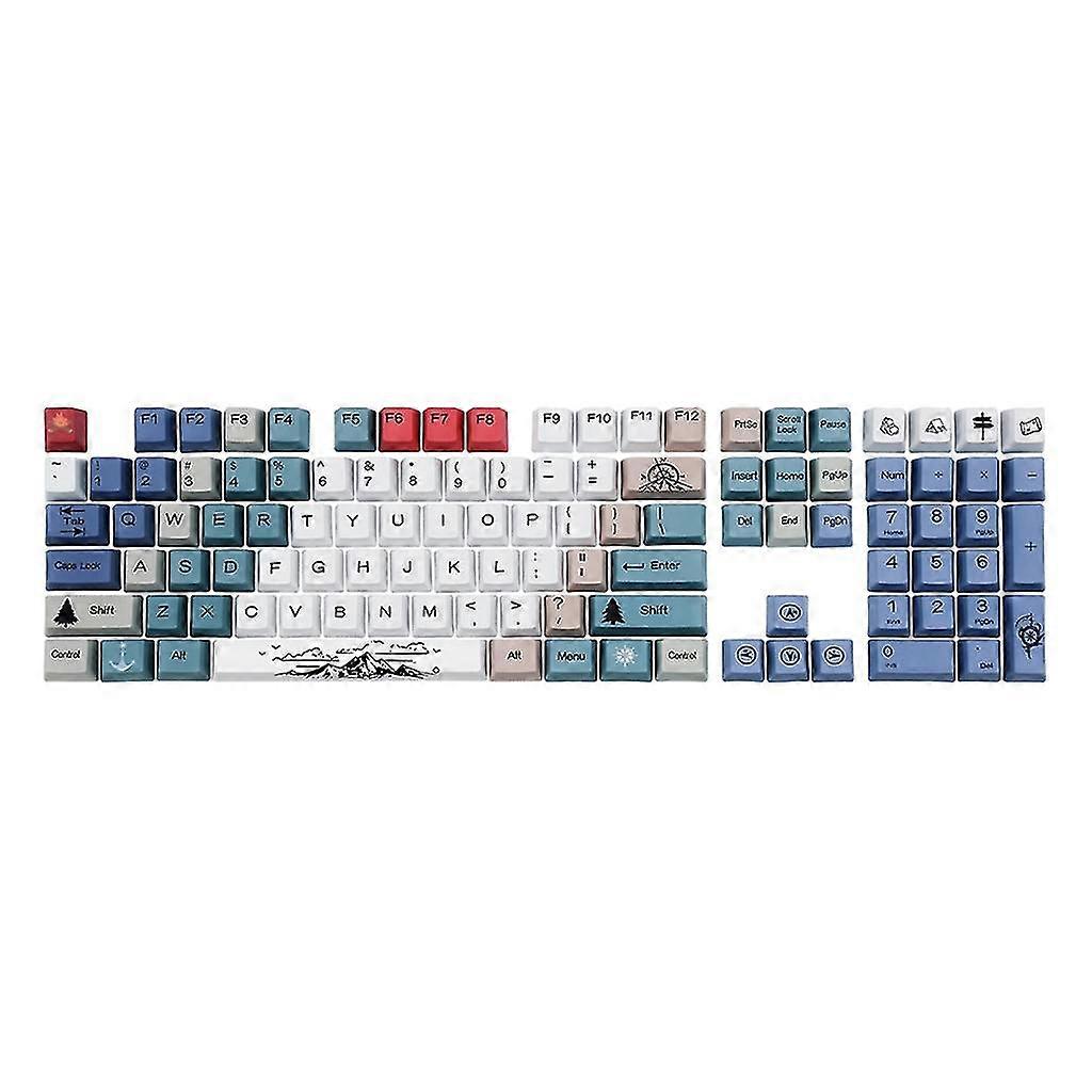 108keys Pbt Keycap Oem Profile Dye Sublimation Keycap For Mechanical Keyboard