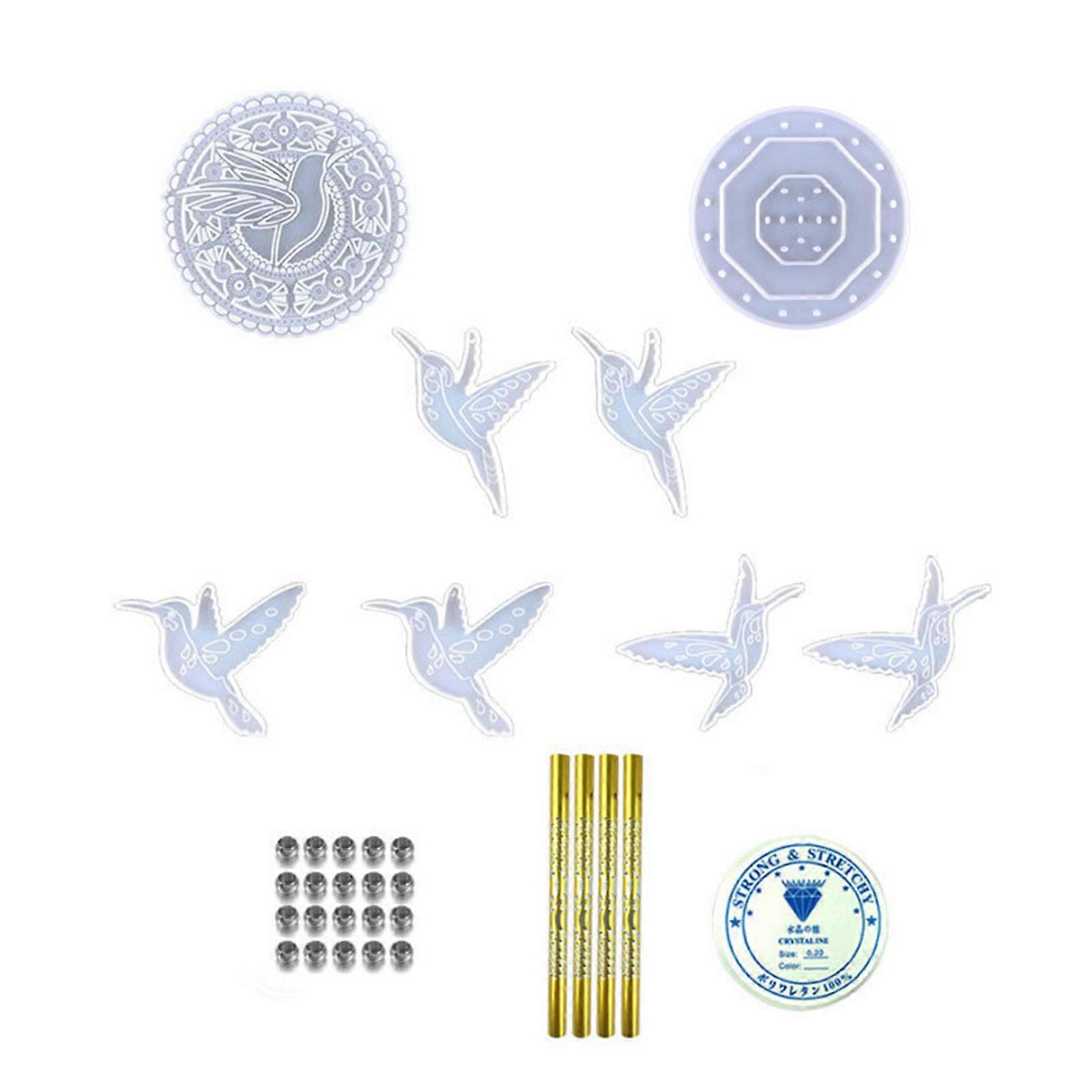 Wind Chimes Resin Molds Silicone Kit for Resin Casting,Wind Chime Epoxy Molds