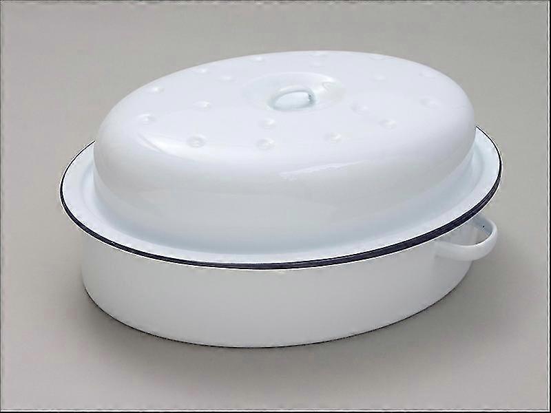 Falcon Oval Roaster Hvit 30cm 60030