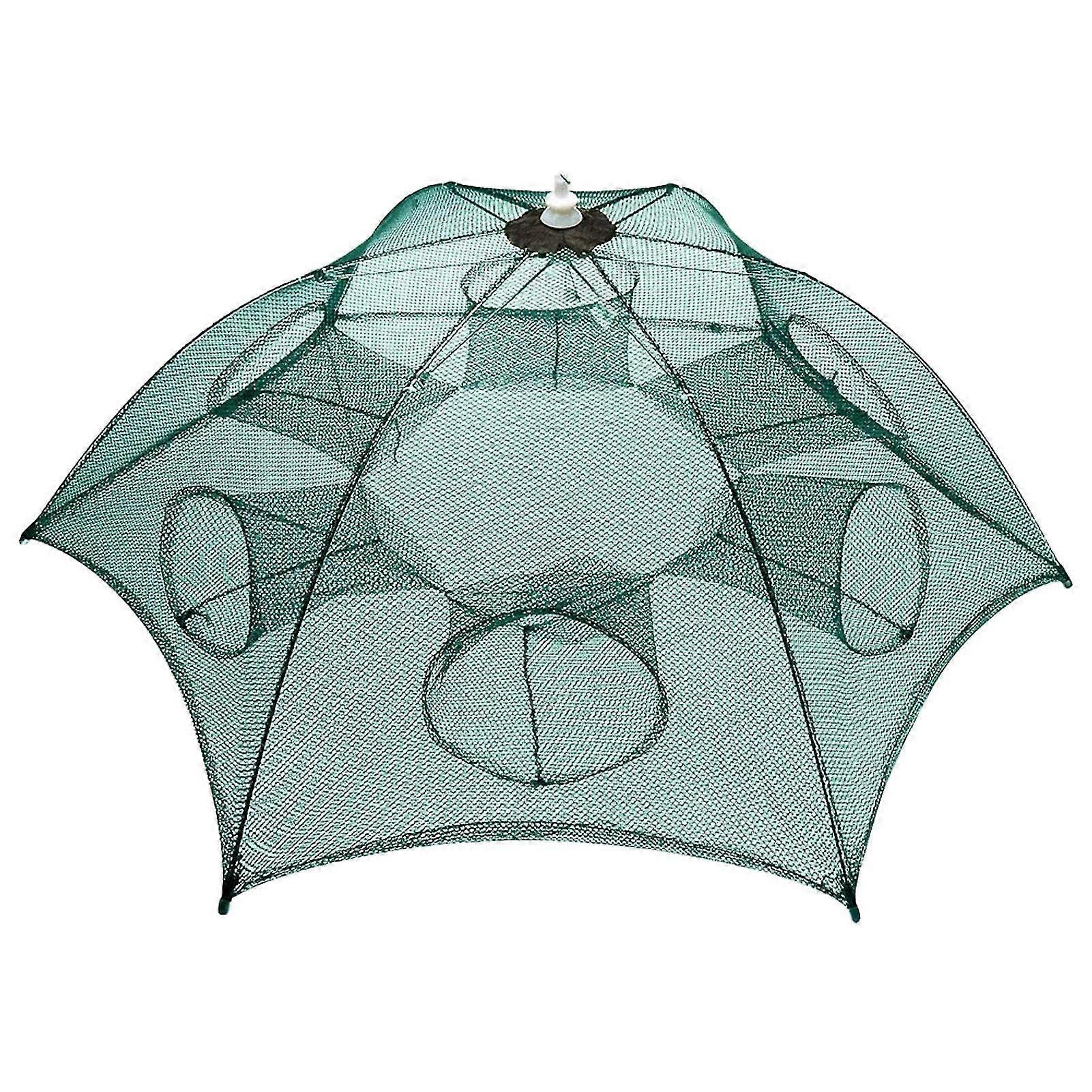 6 Holes Automatic Folded Fishing Nylon Net