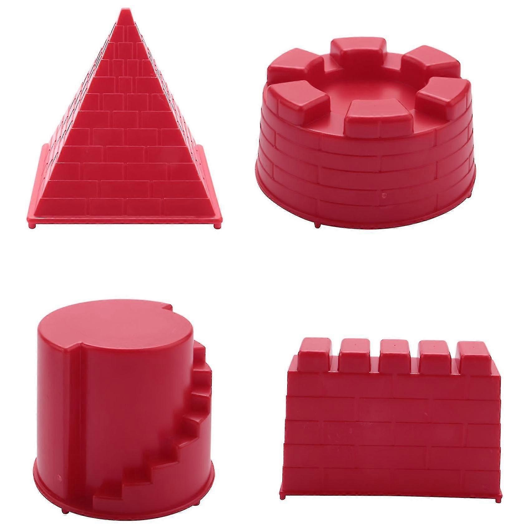Kids Animal Pyramid Castle Sand Model Diy Summer Beach Tool Set
