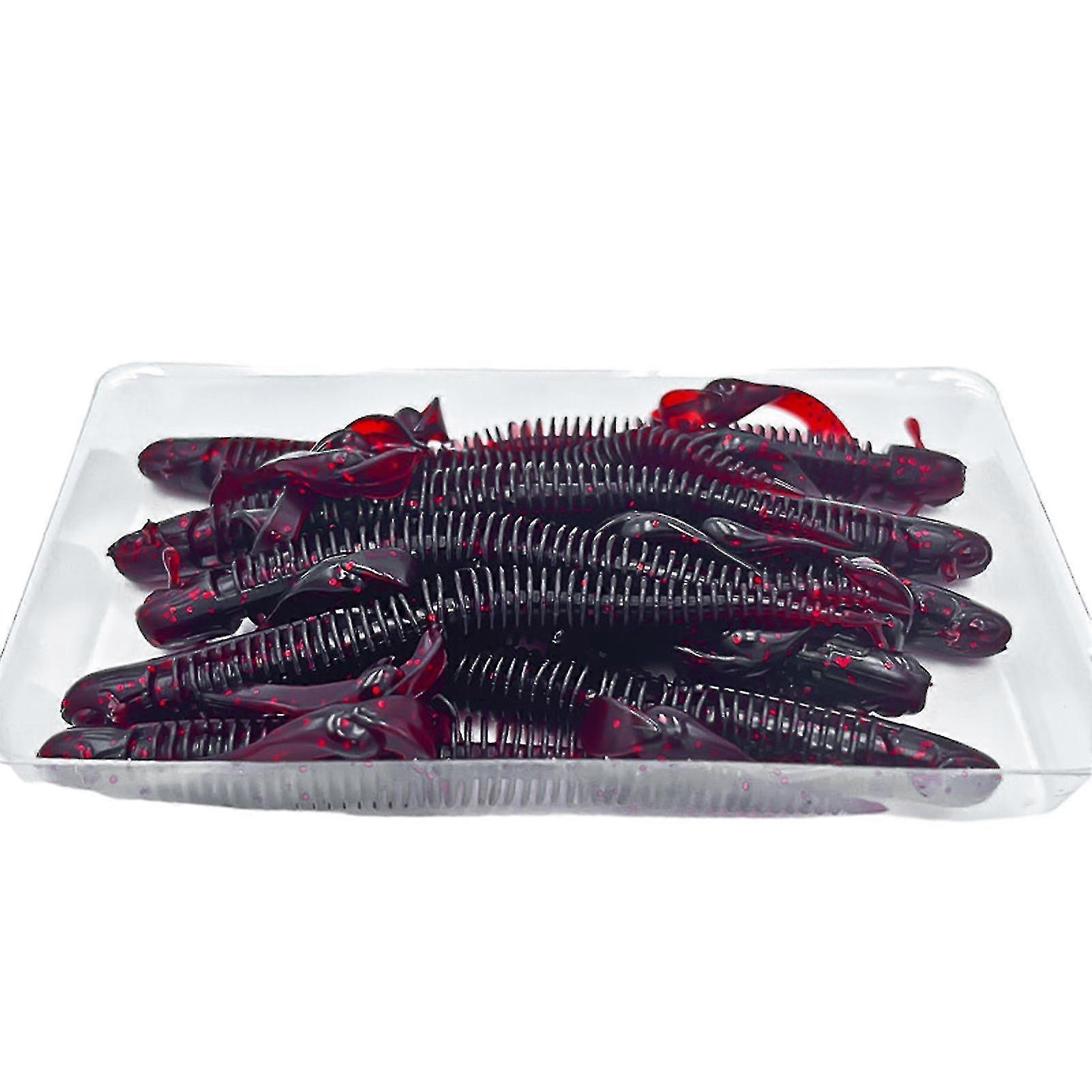 10pcs Softworm Baits Simulation Dünner Schwanz Weichgummi Float Wobbler Professionelles Angeln Glitzer Bionic Bait Soft Lure Angelköder Angelgerät Ka