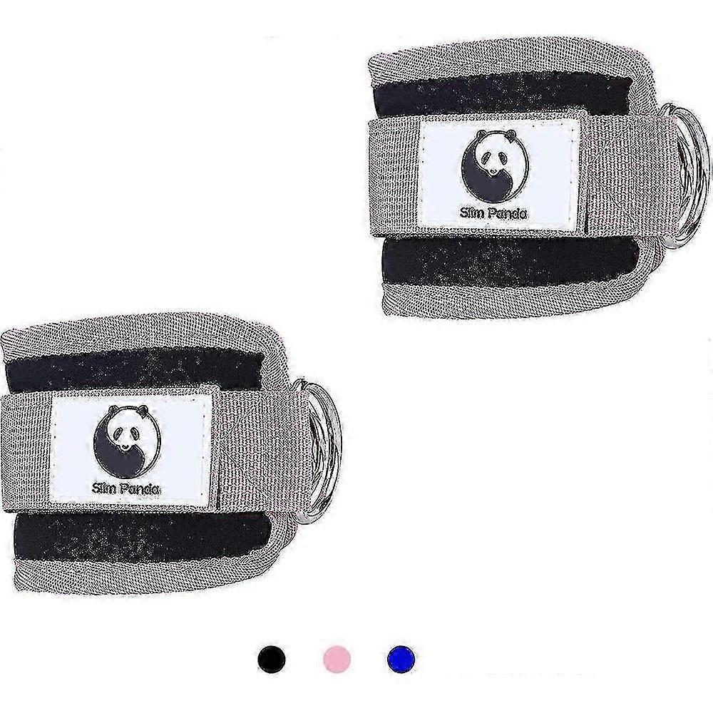 アンクルストラッププーリーアンクルストラップ(パッド入り)ケーブルマシンA134のボディービルとフィットネスストラップ