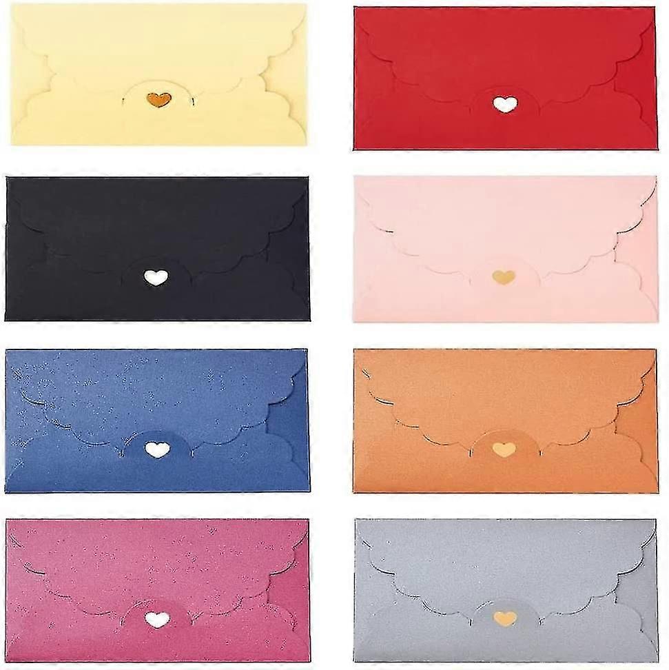 Cute Envelopes,40 Pieces Colorful Envelopes,mini Envelopes,mini Gift Card