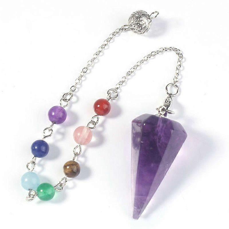 Amethyst Natural Crystal Pendant