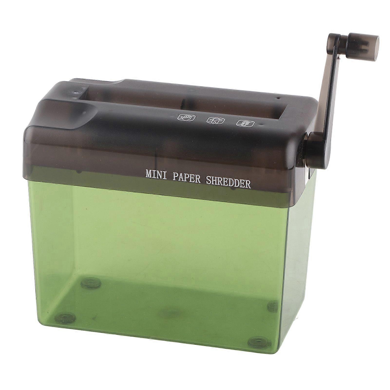 Portable Mini Manual Shredder Desktop A6 Hand File Shredder Paper Cutter