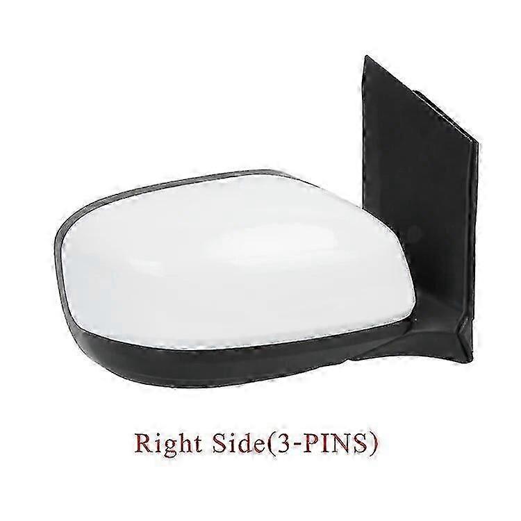 Exterior Car Side Mirror Assy For HONDA CITY GM2 2009-2014 Outside Rearview Mirror Assembly 3-PINS Without Turn Signal Lamp