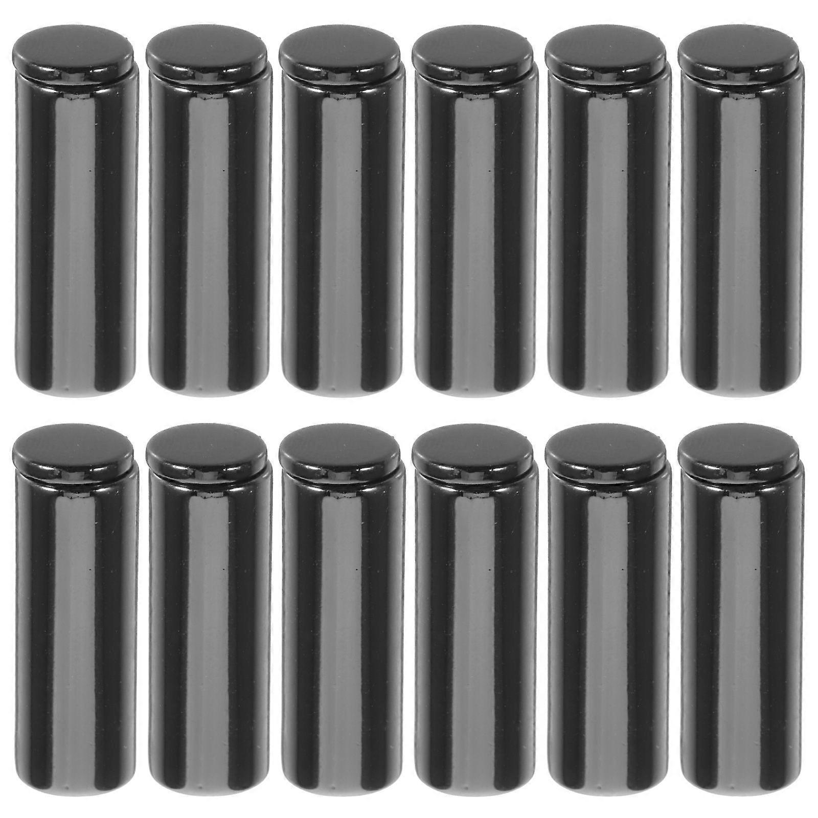 12pcs Cord Locks Rope End Stopper Cord Fastener Zinc Alloy Drawstring End Caps