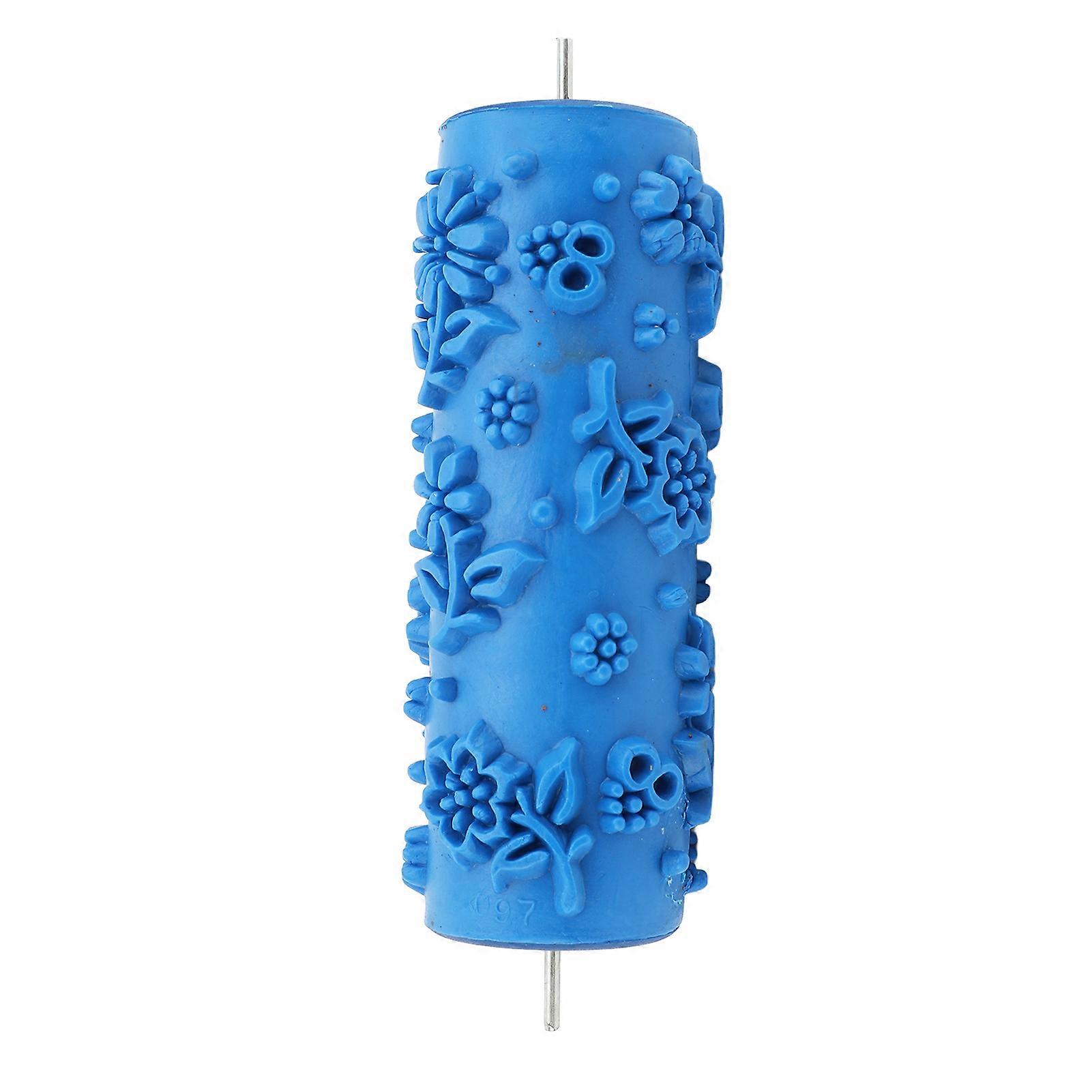 5 Inch Paint Roller Rubber Reusable Wall Door Cabinet Texture