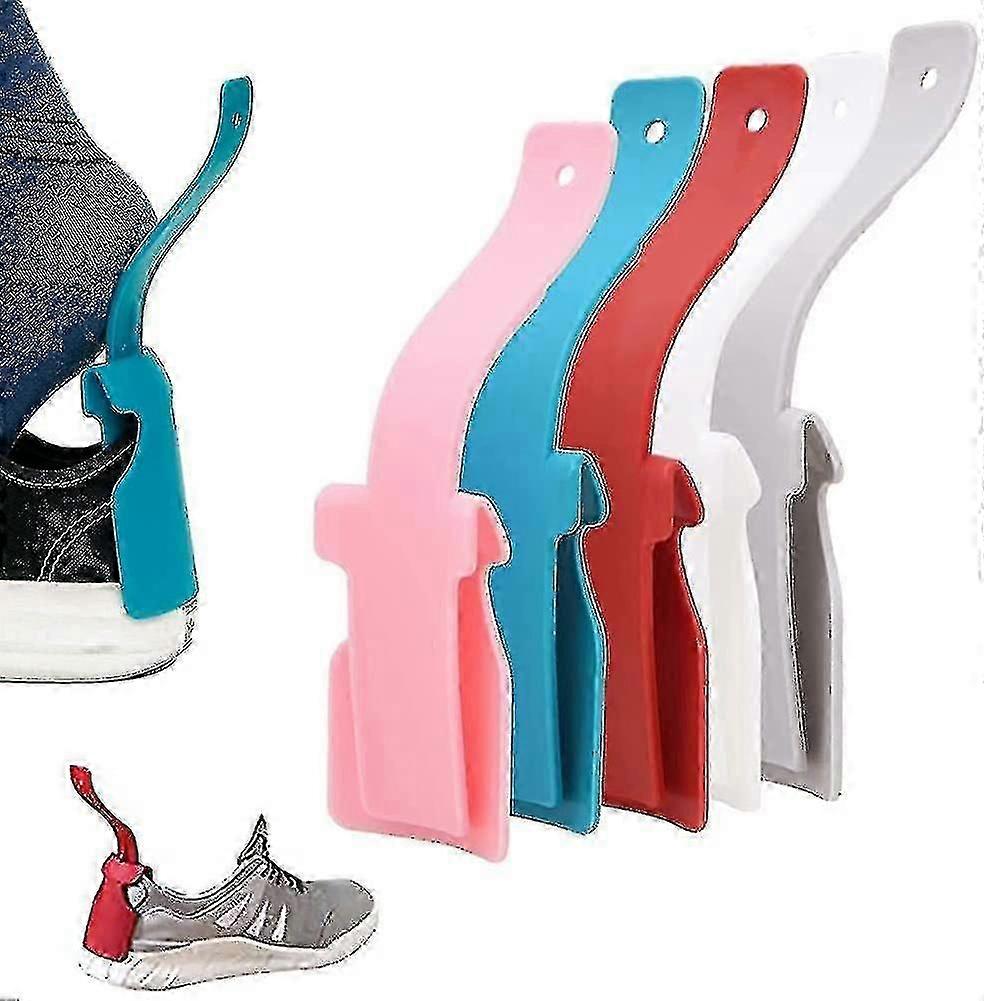 Lazy Shoe Helper Portable Shoe Lifting Helper Handled Plastic Shoehorn For Men