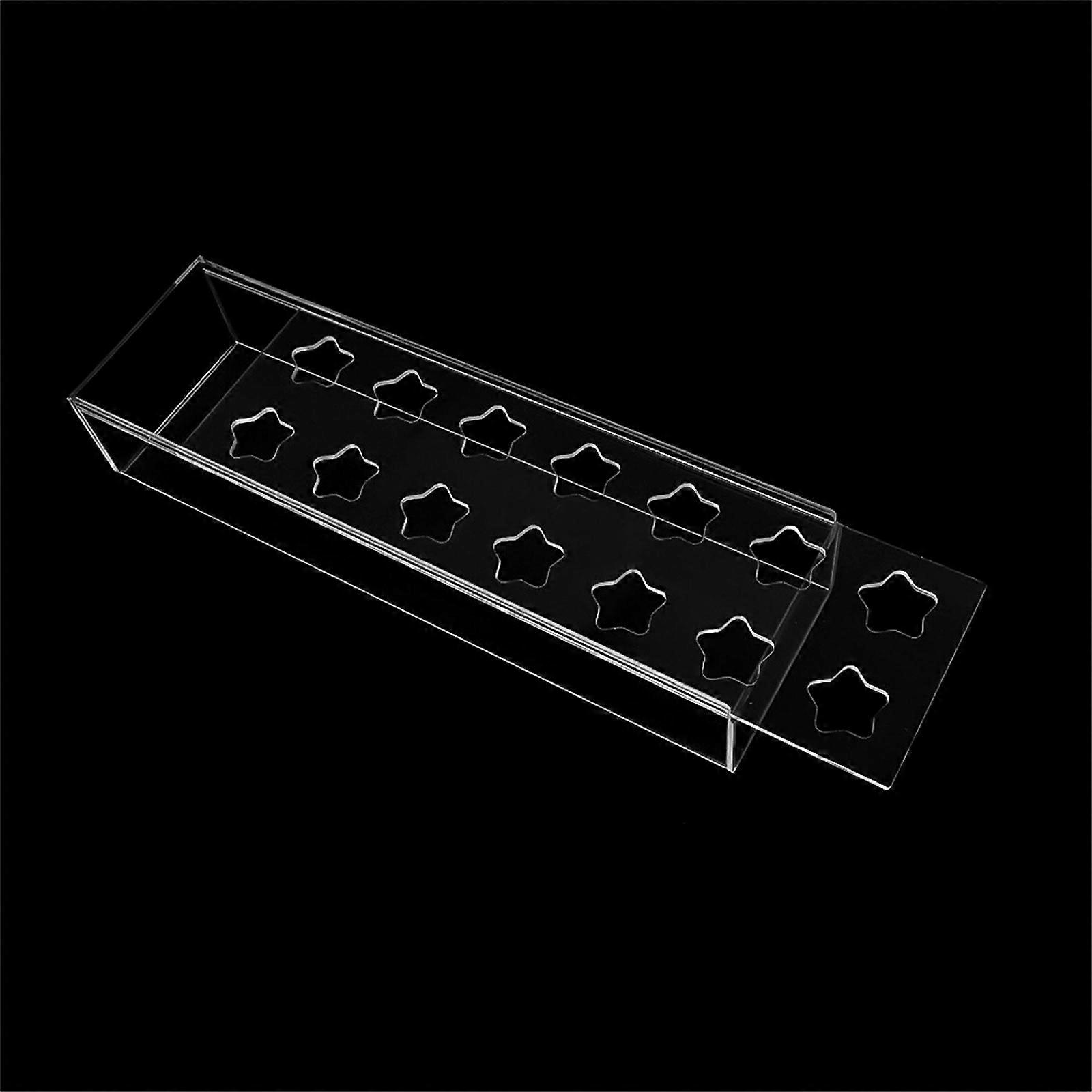 Rectangular Clear Acrylic Flower Vase Flower Organization Holder Party Decoration for Festival New Year Birthday Gift
