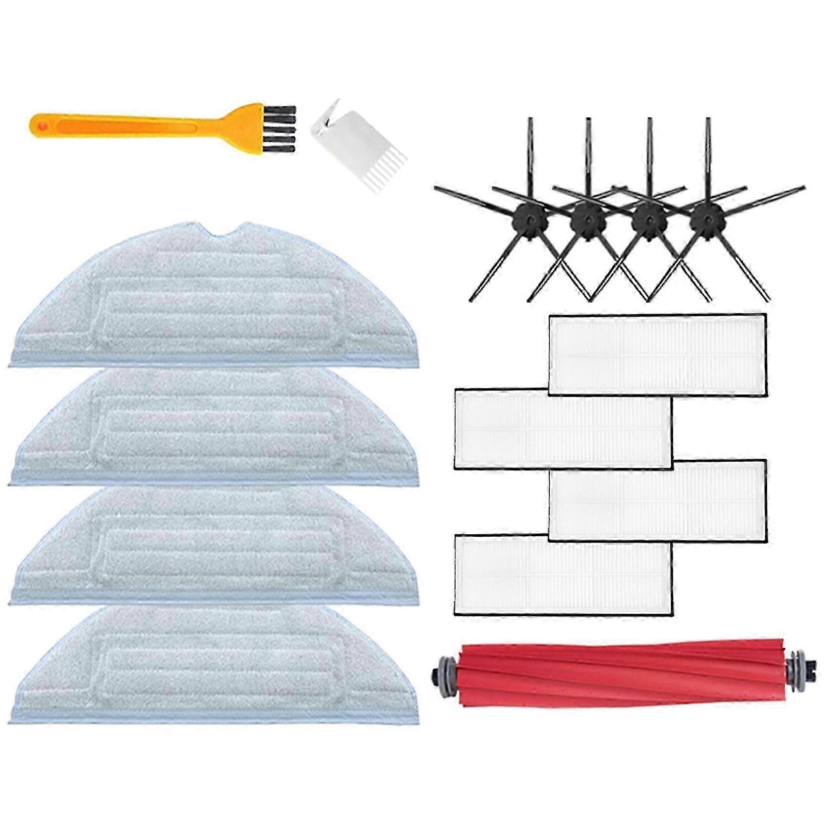 Main Brush For Xiaomi Roborock S7 S70 S75 S7max Filter Rag Side Brush