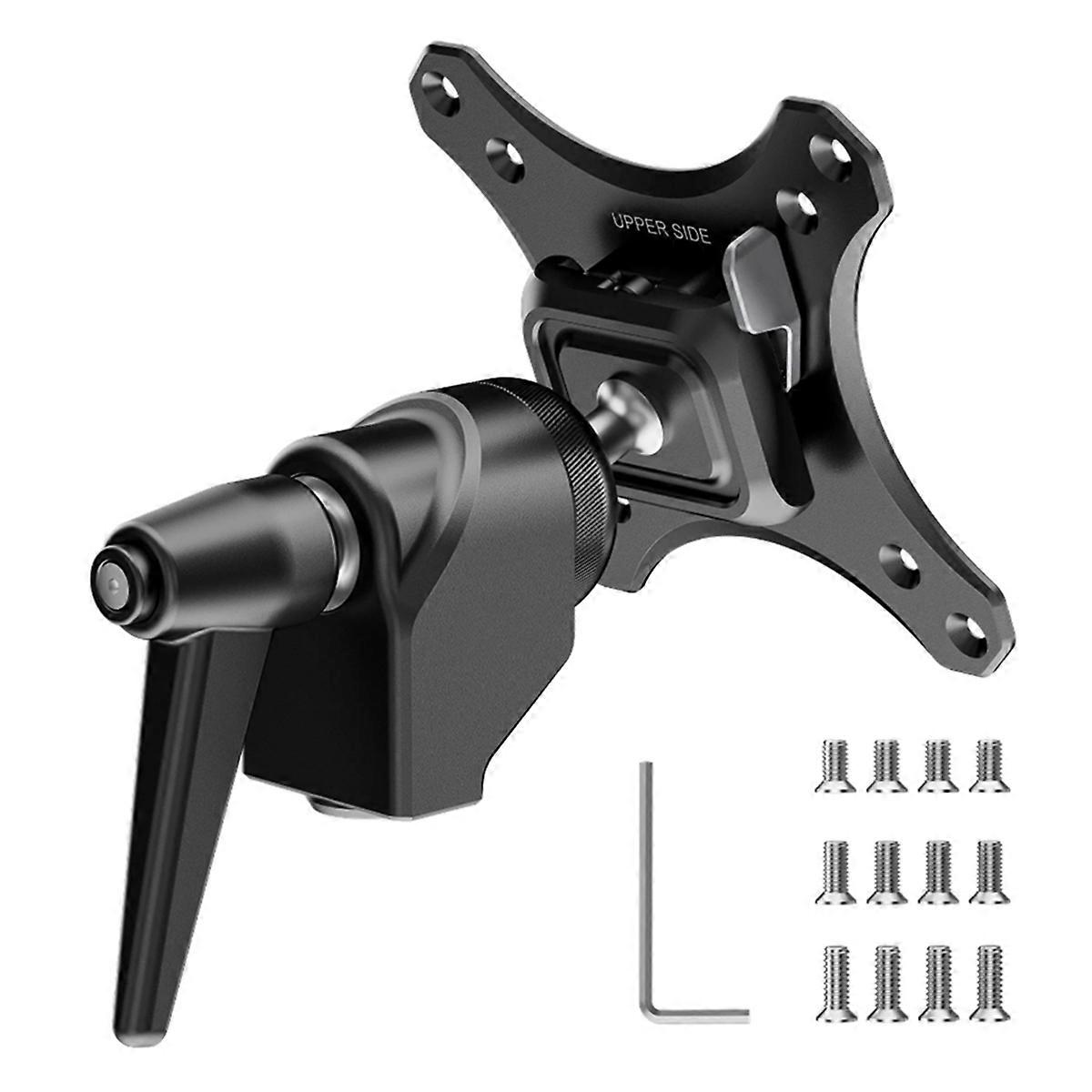 MA016 Monitor Mount Adapter Arca Quick Release 360 Rotatable Ball Heads Monitor Back Panel Mount Light Stand Adapte