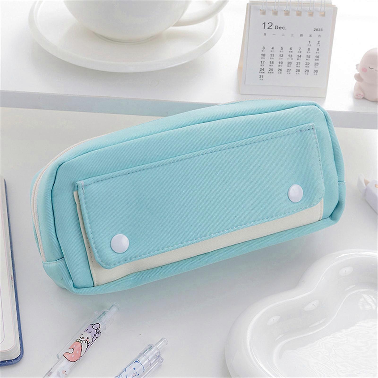 Multifunctional Nylon Pencil Case Double Layer Large Capacity Pencil Case