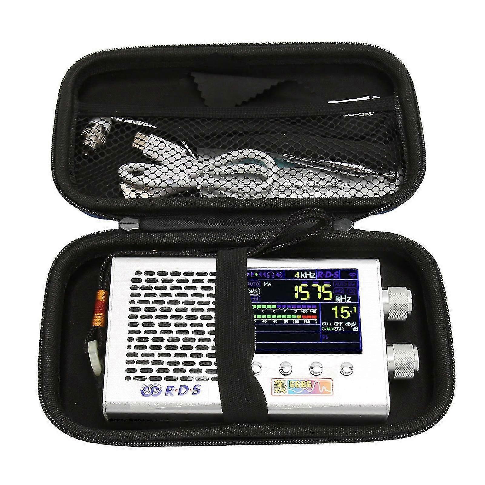 Full Band Radio 2.4inch Lcd Display Dual Speaker Stereo 5000mah Lw Mw Sw Fm Am Radio Receiver