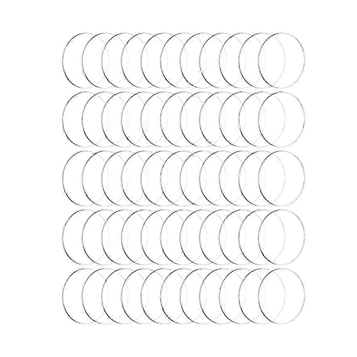 60 Pieces Thick Acrylic Circle Discs for Decoration