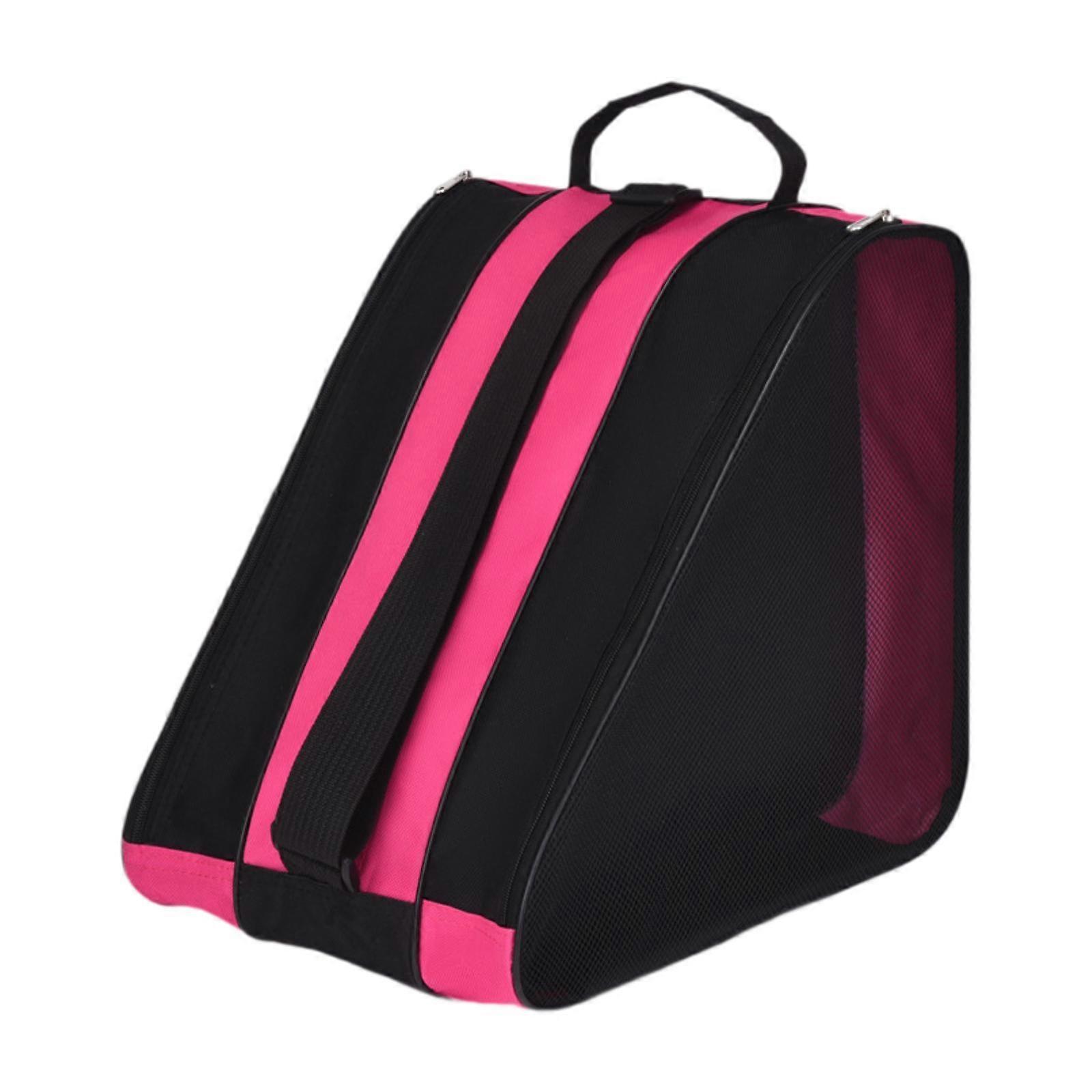 Roller Skate Bag Breathable Mesh Handbag with Adjustable Shoulder Strap