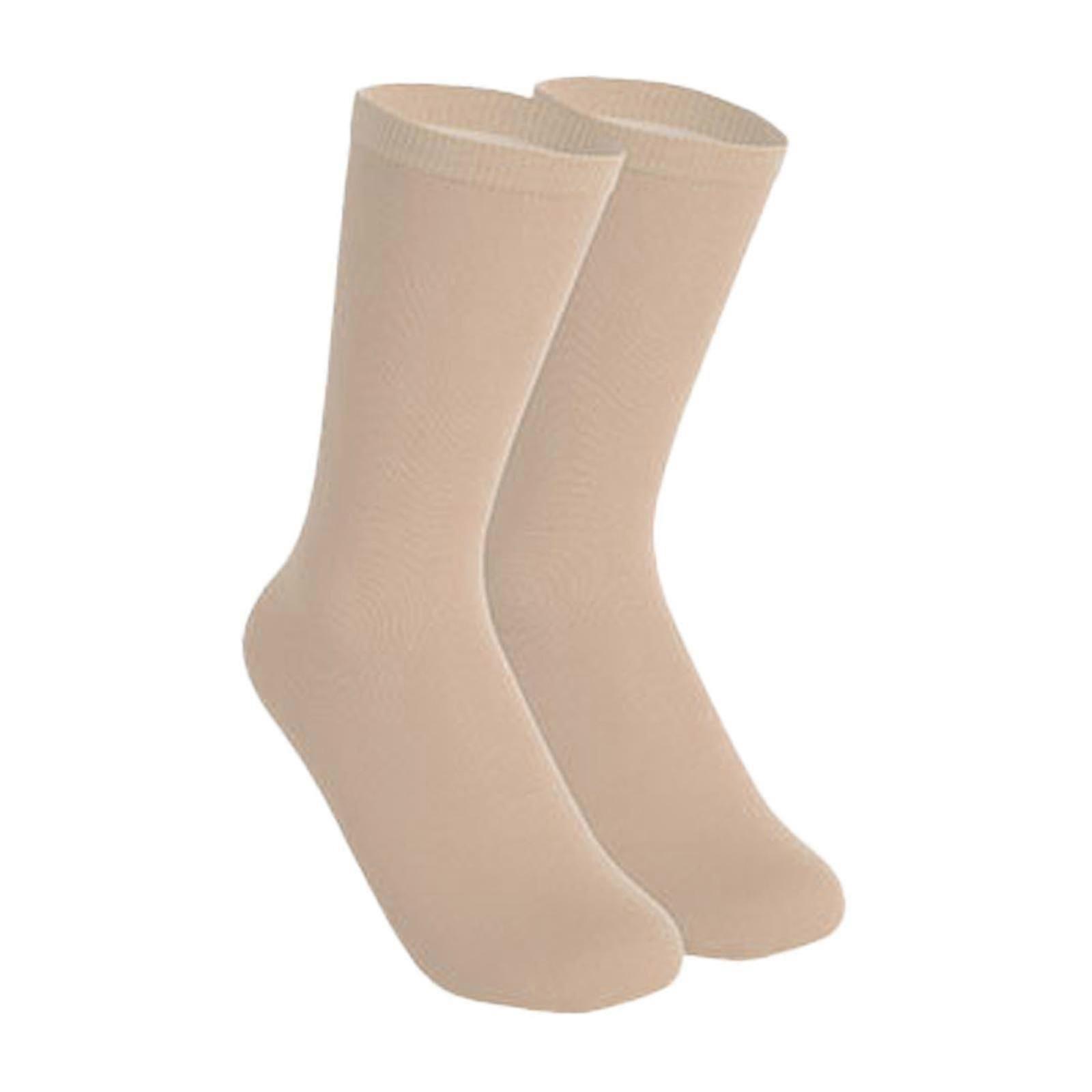 Skridskostrumpor för kvinnor, flickor, andningsbara konståkningsstrumpor