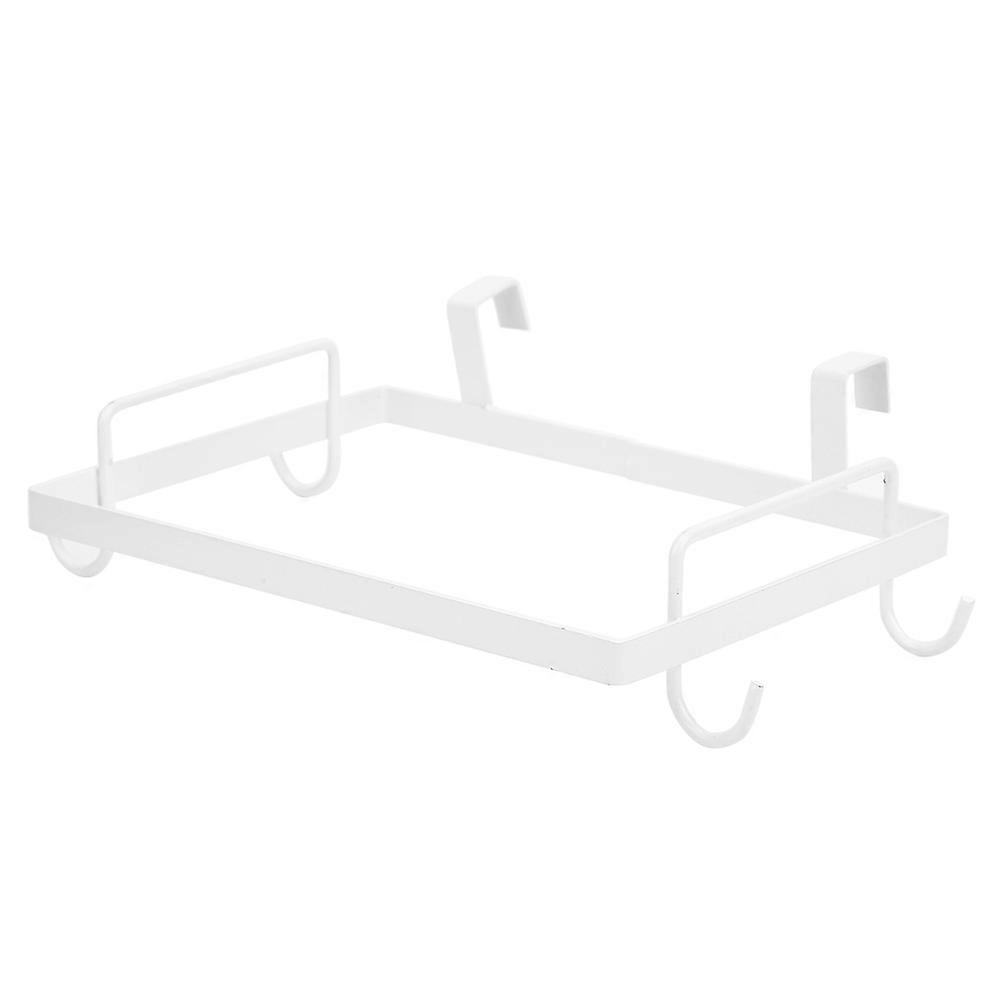 Household Hanging Iron Garbage Bag Rack Stand Bracket Trash Storage Holder Kitchen Accessory