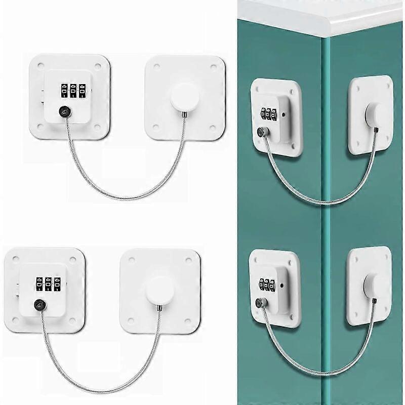 Safety, pieces, adhesive, refrigerator, lock, combination, cabinet